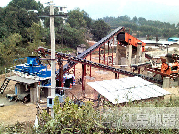 制砂生產(chǎn)線作業(yè)現(xiàn)場(chǎng)