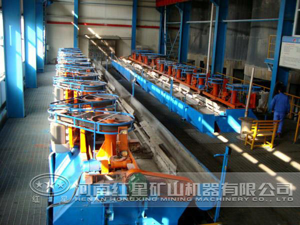 浮選工藝流程現(xiàn)場 浮選工藝流程現(xiàn)場