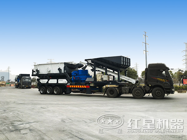 移動小型制沙機發貨現場 移動小型制沙機發貨現場