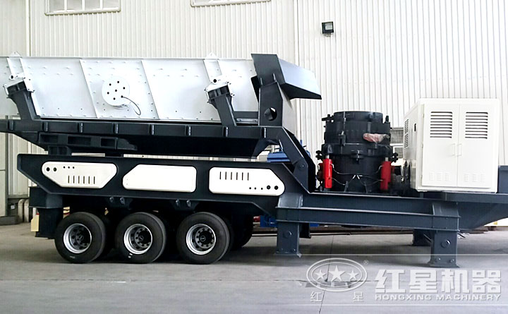 石英砂移動(dòng)破碎站 石英砂移動(dòng)破碎站