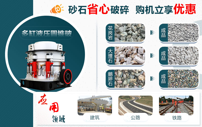 多缸液壓圓錐破應用領域 多缸液壓圓錐破應用領域