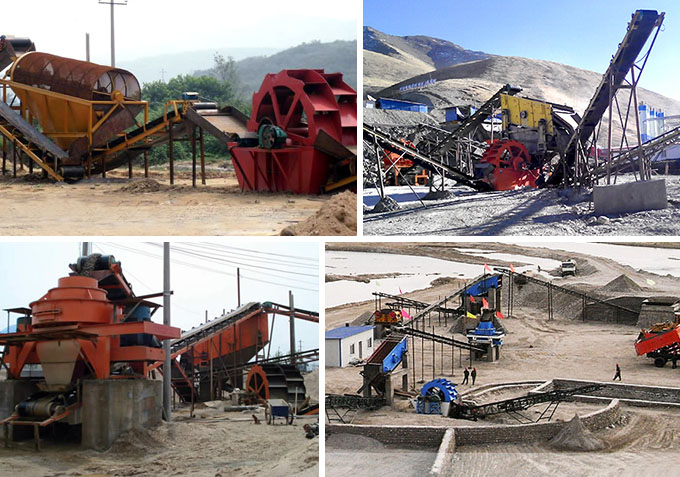 洗砂機作業(yè)現(xiàn)場拼圖 洗砂機作業(yè)現(xiàn)場拼圖