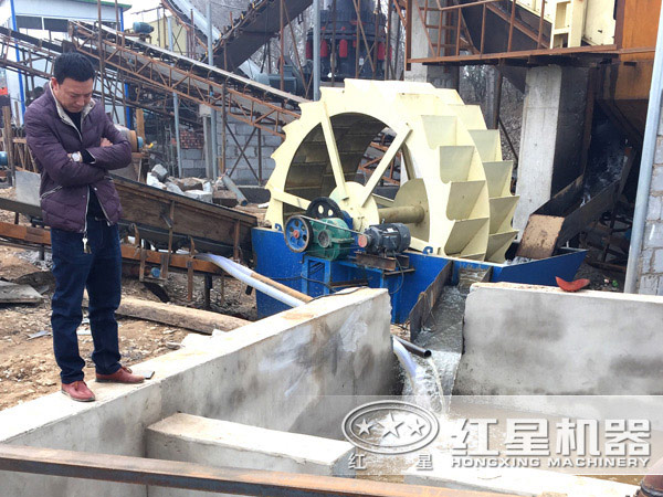 洗砂機用戶生產現場 洗砂機用戶生產現場