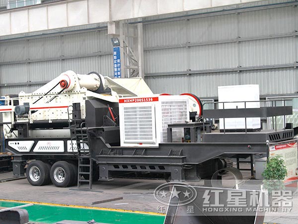 混凝土車載移動磕石機 混凝土車載移動磕石機