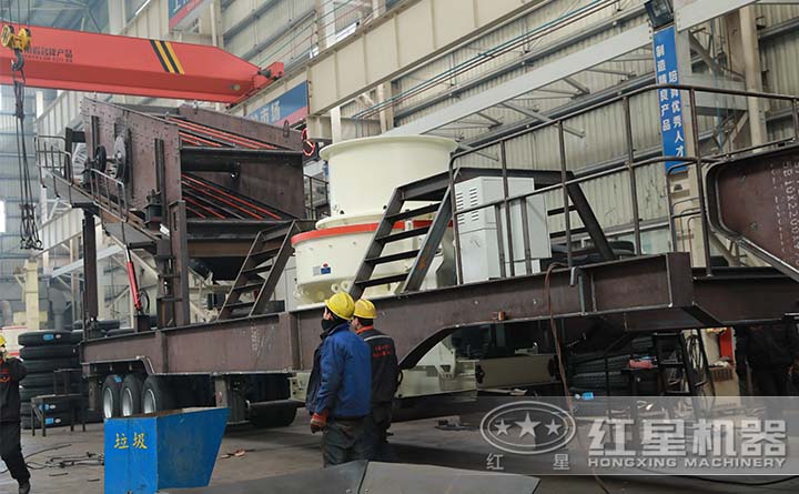 紅星移動(dòng)制沙機(jī)生產(chǎn)車(chē)間 紅星移動(dòng)制沙機(jī)生產(chǎn)車(chē)間