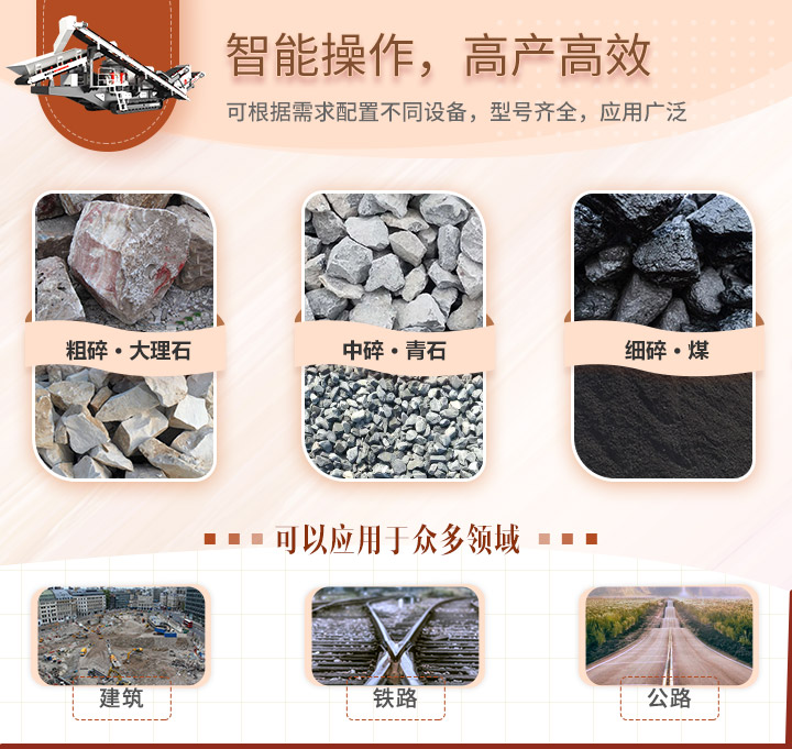 流動石子破碎機應用領域 流動石子破碎機應用領域