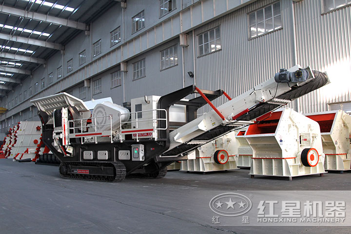 移動砂石破碎機(jī) 移動砂石破碎機(jī)