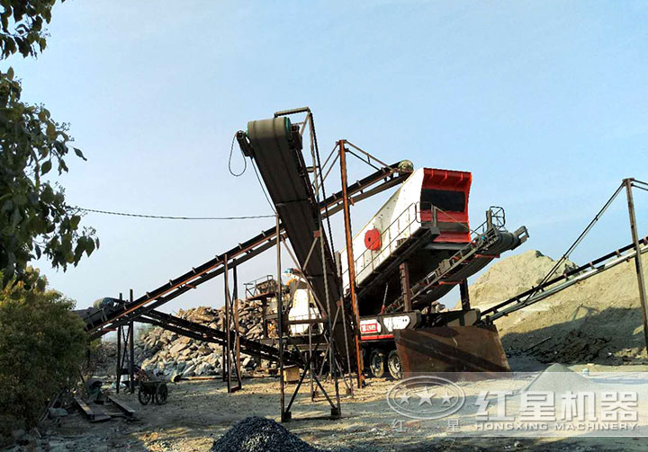 馬鞍山移動碎石現(xiàn)場 馬鞍山移動碎石現(xiàn)場