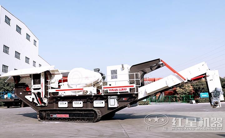 移動(dòng)式石頭制砂設(shè)備占地面積較小 移動(dòng)式石頭制砂設(shè)備占地面積較小