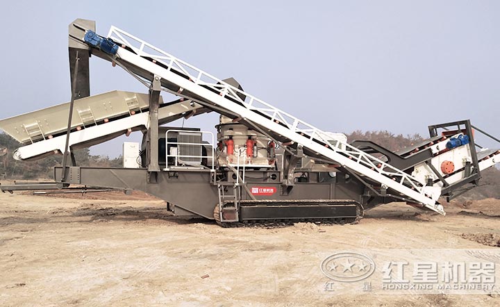 山東煙臺移動圓錐式碎石機安裝現(xiàn)場 山東煙臺移動圓錐式碎石機安裝現(xiàn)場