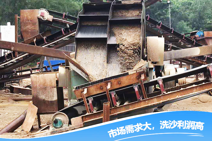 砂石需求量大，洗沙廠洗沙利潤高