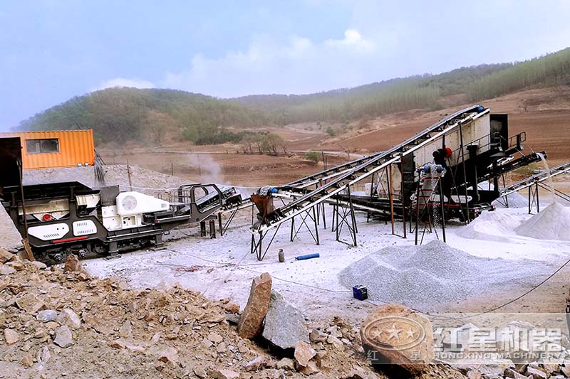 移動型石子廠設(shè)備客戶現(xiàn)場 移動型石子廠設(shè)備客戶現(xiàn)場
