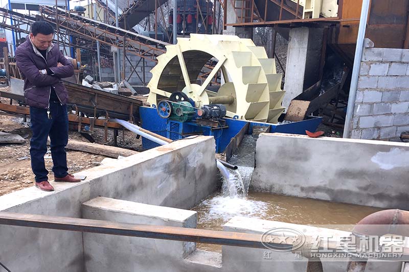 水洗砂機(jī)現(xiàn)場 水洗砂機(jī)現(xiàn)場
