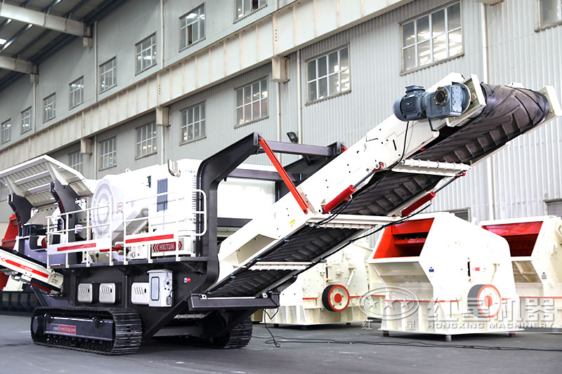 移動鄂式碎沙機設備實拍圖 移動鄂式碎沙機設備實拍圖