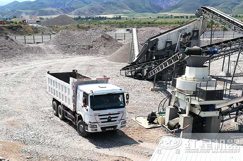 沖擊式制砂機破碎現場 沖擊式制砂機破碎現場